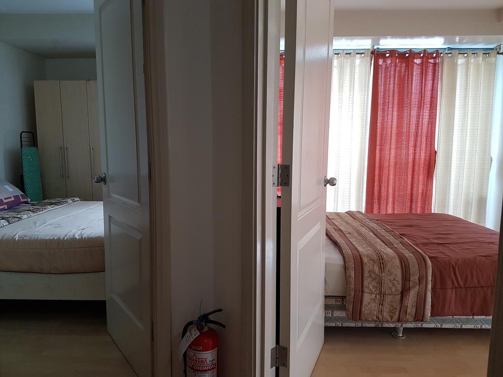 Ortigas 2 Bedroom Corner Unit With 2 Queen Across Shangrila Manille Extérieur photo